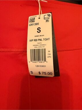 IVY PARK Real Coral High-Waist Tights - Red/Coral